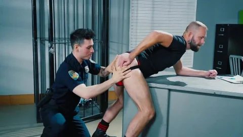 Club Inferno Dungeon - Police officer goes for ramming hard