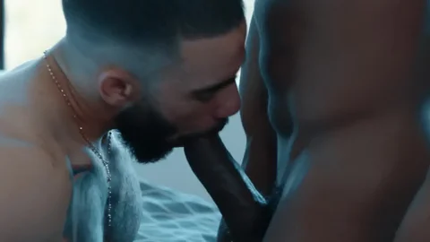 Noir Male: Black hair Papi Suave have big cock