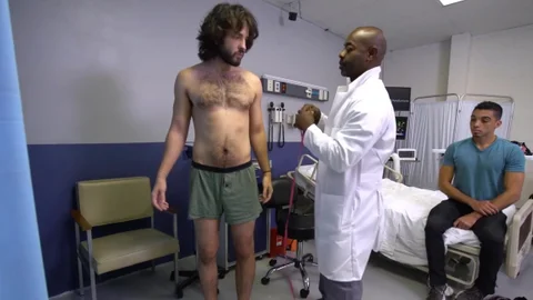 DoctorTapes: Doctor Aaron Trainer & Dante Drackis butt fucked