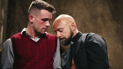 Bareback breeding with Catholic priests